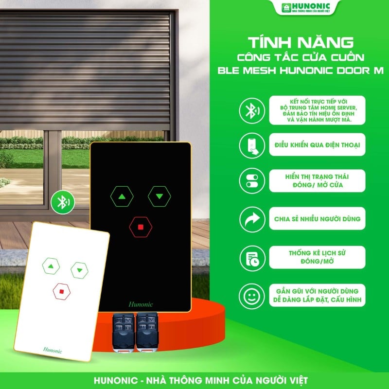 cong tac cua cuon hunonic door m6